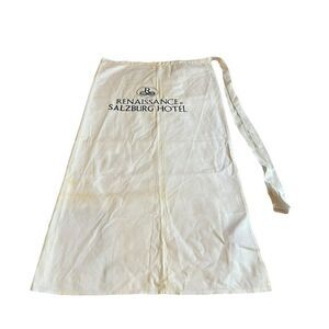 Vintage Renaissance Salzburg Austria Hotel Kitchen Chef Wrap Apron Souvenir